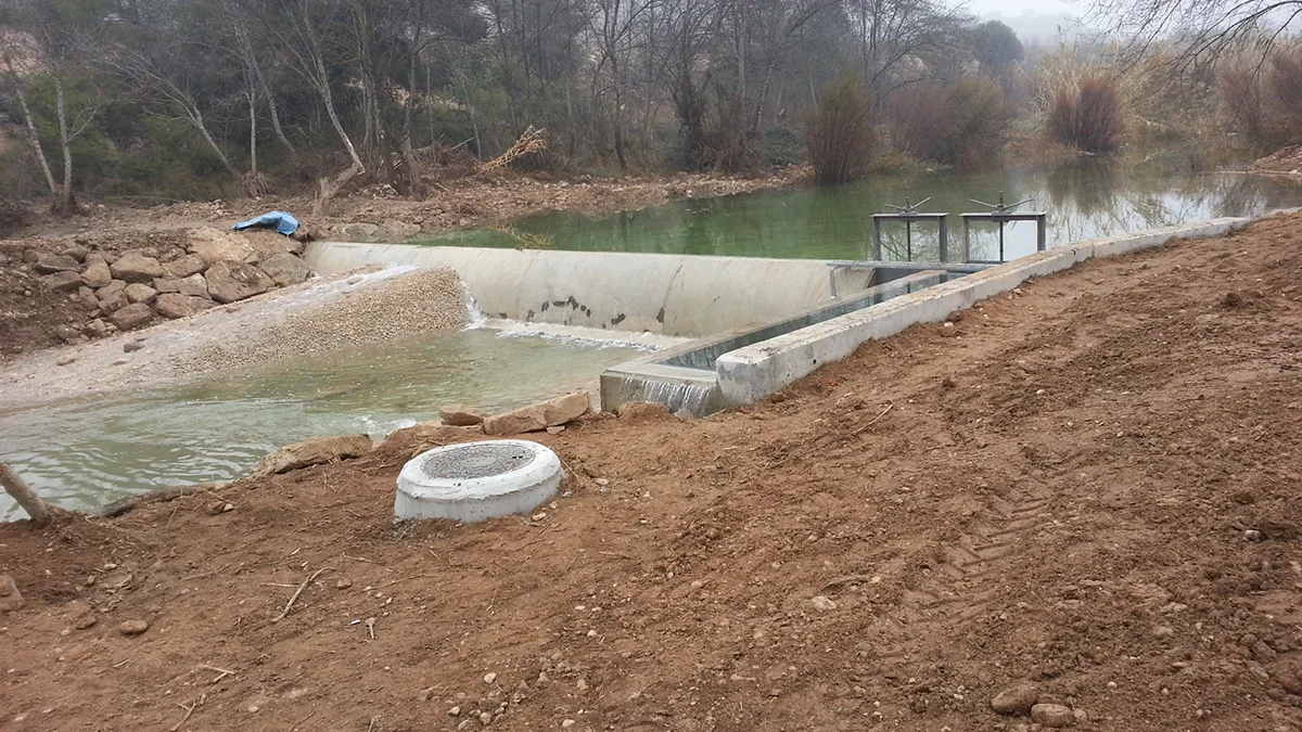 12.proyecto de mejora de la captación de agua en arens de lledo. teruel