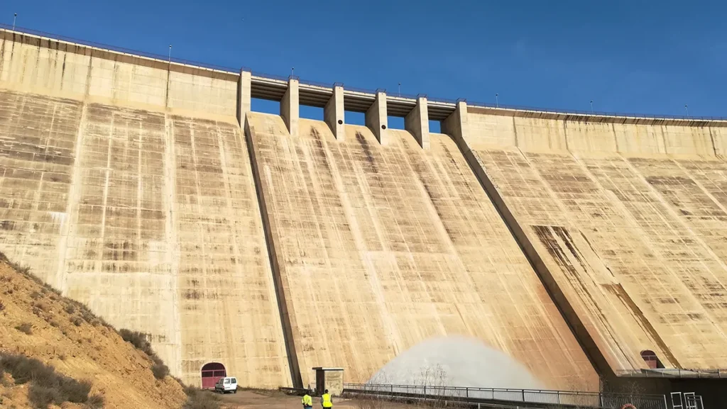Servicios de control y auscultación en la puesta en carga del embalse de Montearagón, Huesca img 20200213 101002
