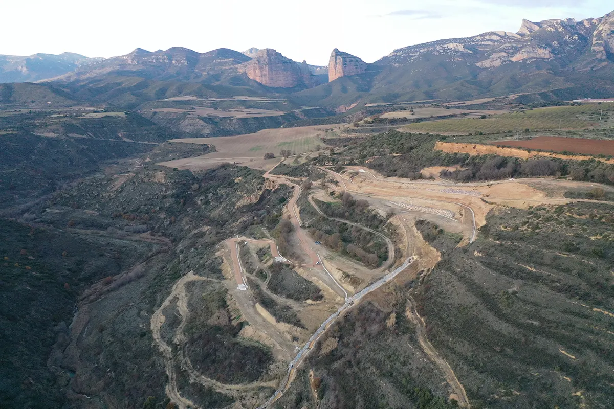 RPAS vuelo fotogramétrico con uav en presa de montearagón (huesca)